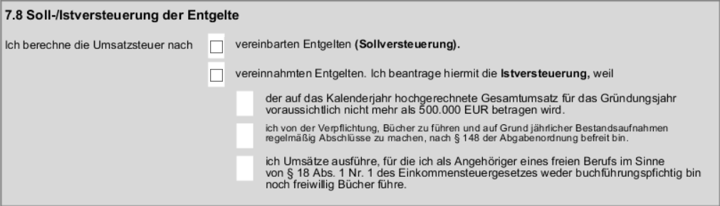 sollversteuerung-istversteuerung